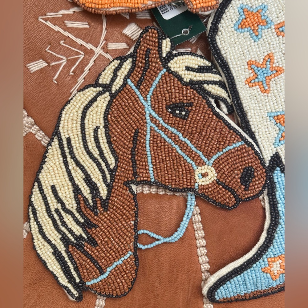 NWT Urban Outfitters Beaded Western Icon wall hangings - Picture 3 of 7